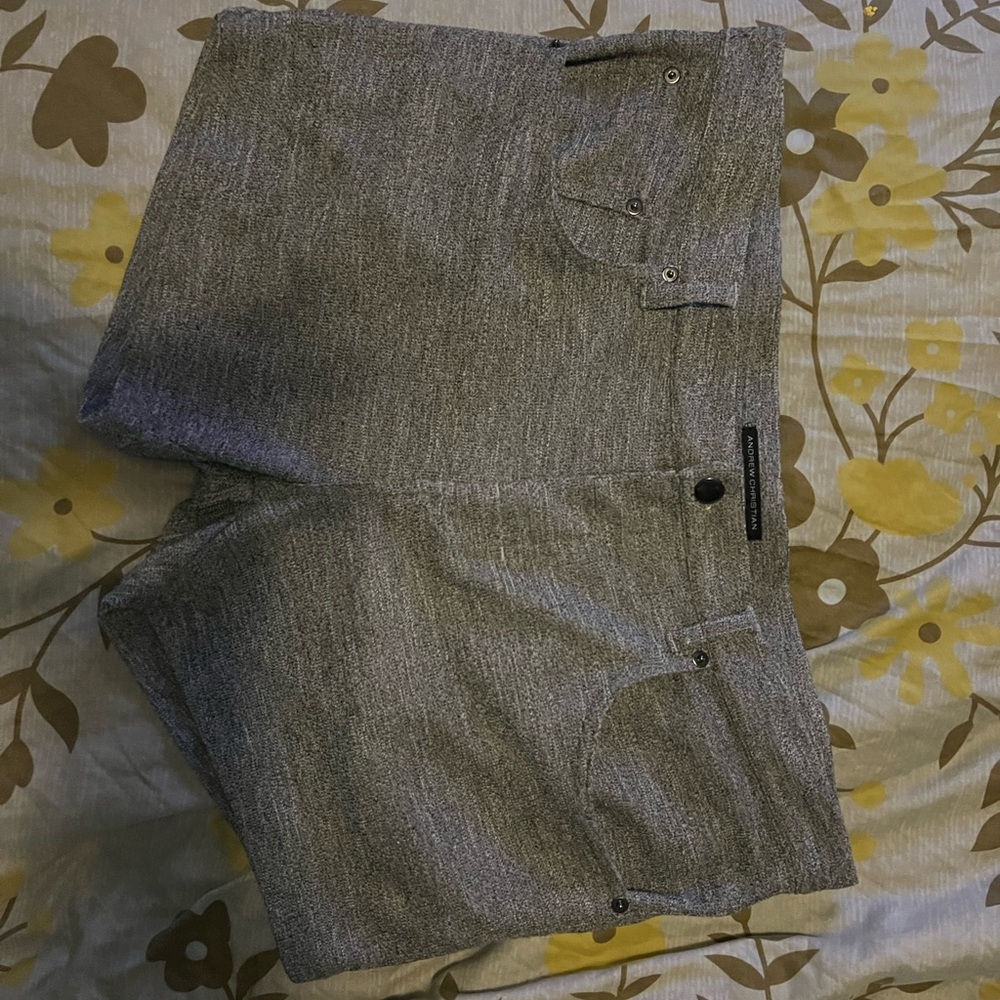 Gray Casual Pants